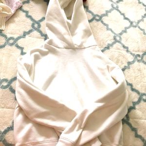 White hoddie